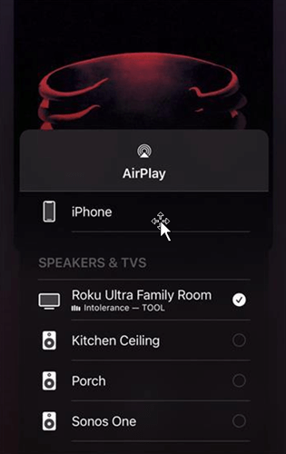 AirPlay Apple Music to Roku
