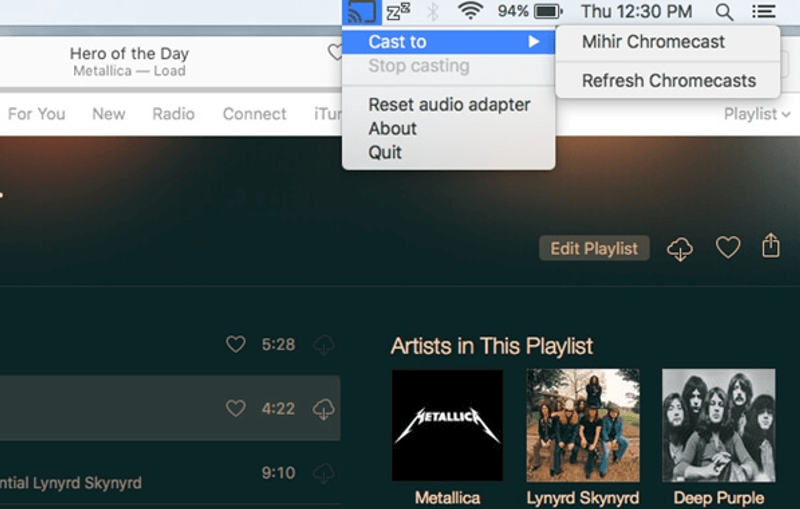 Mac Play Apple Music on Chromecast