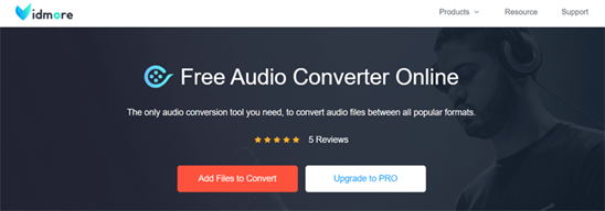 Vidmore Free Audio Converter Online