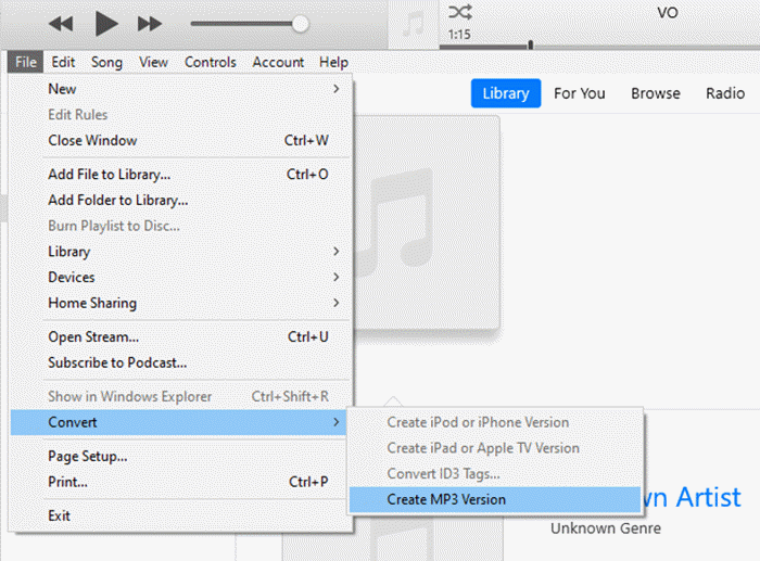 Export iTunes Playlist to MP3
