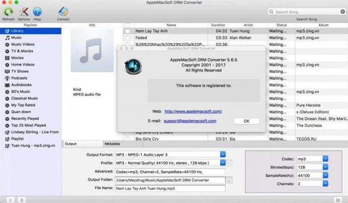 AppleMacSoft DRM Converter for Mac